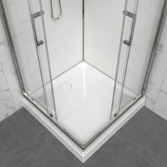 Душевая Кабина Triton Рич-Хром 90*90 А