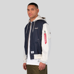 Куртка Alpha Industries L-2B Relaxed Varsity Flight Jacket Replica Blue (Синий)