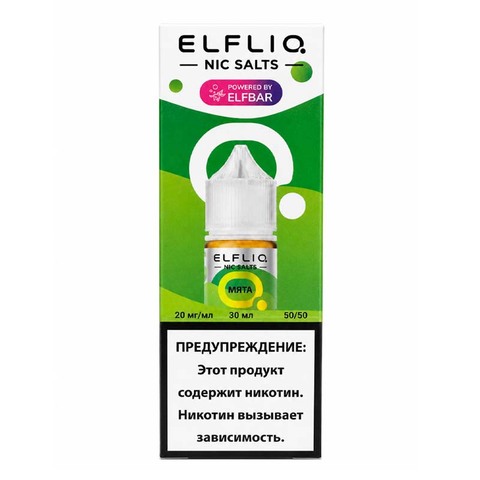 Жидкость ELFLIQ Salt 2% HARD 30 ml - Мята