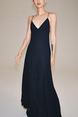 ZARA ПЛАТЬЕ-КОМБИНАЦИЯ — ZW COLLECTION, СИНИЙ