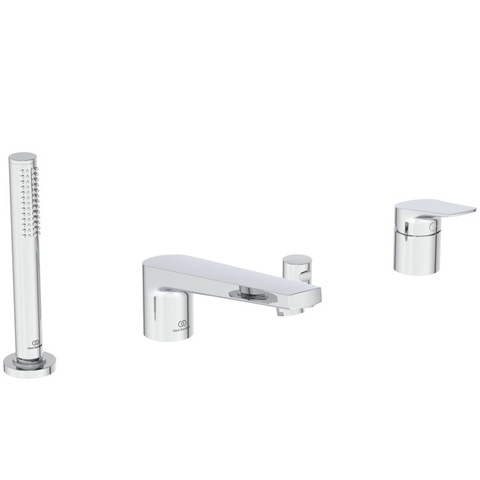 Ideal Standard La Dolce Vita BD671AA Набортный смеситель для ванны/душа под 4 отверстия Chrome (Хром)