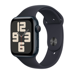 Умные часы Apple Watch SE 2 (2024) GPS, 44mm, Midnight Aluminium Case with Sport Band M/L, Midnight (Темная ночь)