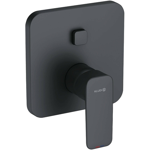 Kludi Pure&Style 406593975 Смеситель для душа встраиваемый, цвет: чёрный