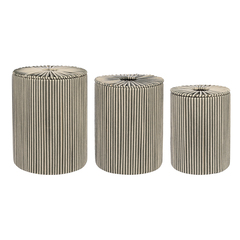 Корзина плетеная dholak grey из коллекции ethnic, размер l