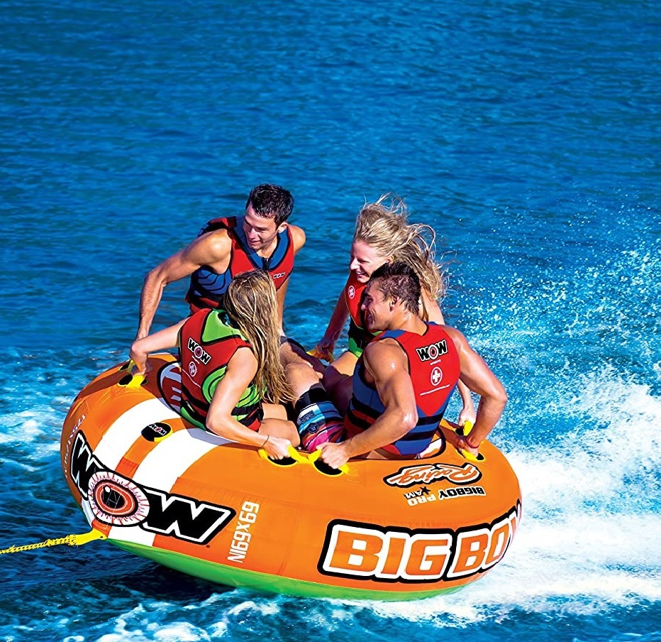Towable ski tube "Big boy racing", 4 person