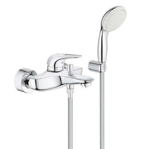 GROHE Eurostyle 3359230A Смеситель для ванны с душевым набором