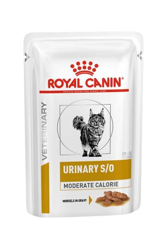 Royal Canin Urinary S/O Moderate Calorie при лечении МКБ, с курицей 85 г (кусочки в соусе) (Австрия)