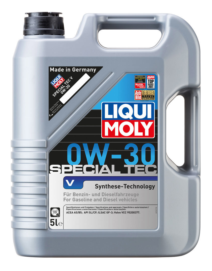 Моторное масло LIQUI MOLY Special Tec V 0W30 синтетическое (Volvo) 5л