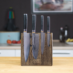 Комплект из 4 ножей Samura Damascus и подставки