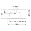 Duravit DuraStyle 2325100000 Раковина мебельная