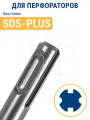 Бур SDS-plus ПРАКТИКА 4 х 50/110 мм серия Профи по бетону (036-391)