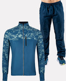 Беговой костюм Noname Trail Running Endurance Ux Blue Green/Dk Blue