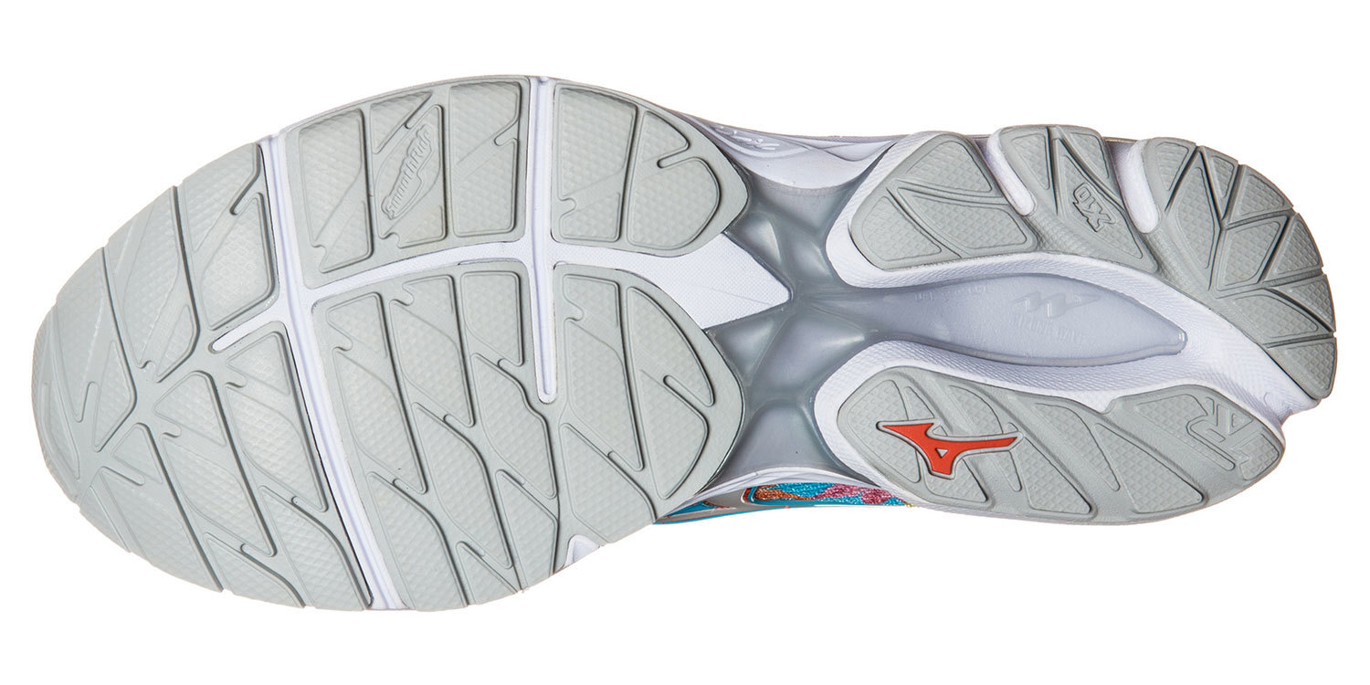 Беговые кроссовки женские Mizuno Wave Rider 20 голубые - 2