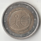 K14918 2009 10 лет Экономическому валютному союзу Испания UNC K14918 2009 10 лет Экономическому валютному союзу Испания UNC