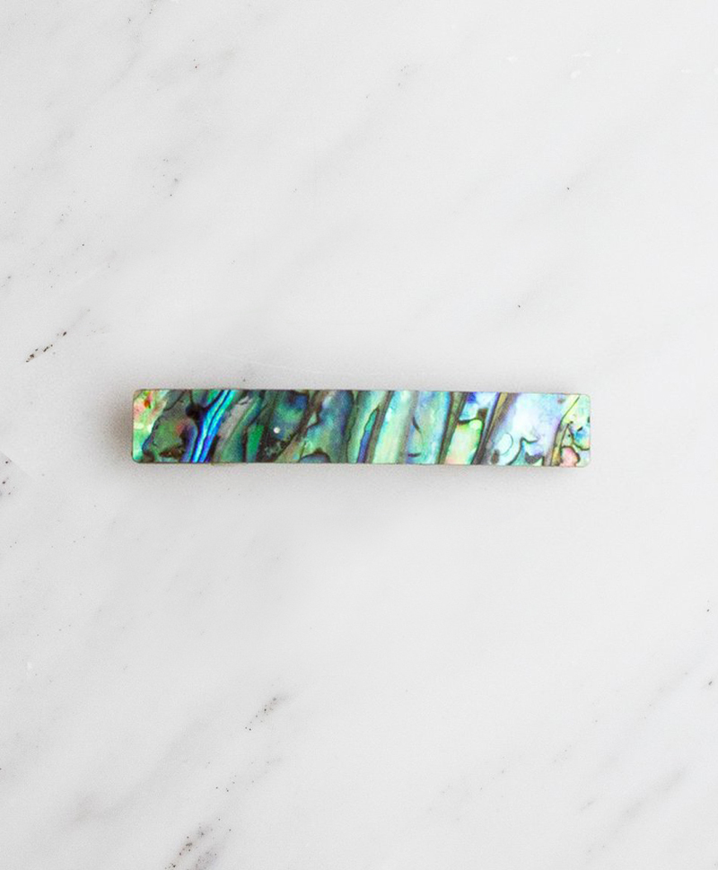 Заколка Bar Hair Clip mini перламутр