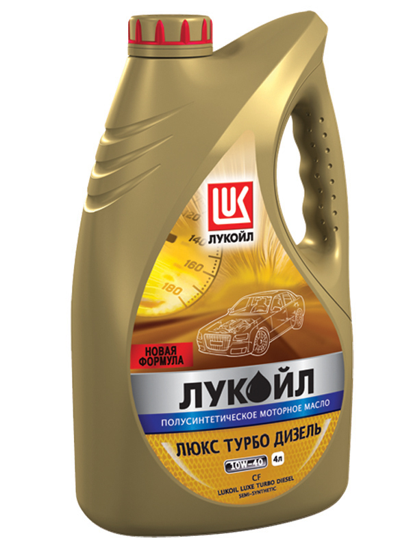 Моторное масло Лукойл Люкс Турбо Дизель 10W40 CF полусинтетическое 4л