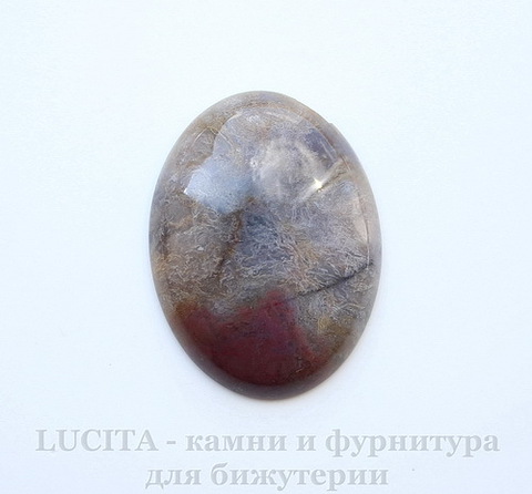 Кабошон овальный Агат Индийский 40х30х6 мм №31 ()