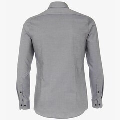 Рубашка Venti Body Fit 103413700-750 из фактурной ткани цвет Антрацит