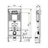 TECE TECEbase 2.0 Loop K447920 Инсталляция для унитаза с клавишей белой глянцевой (снят с производства, аналог K440920)