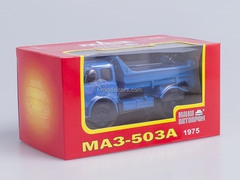 MAZ-503A tipper 1975 blue 1:43 Nash Avtoprom