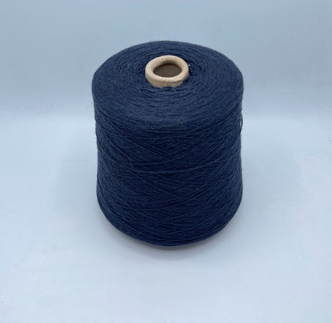 Бобинная пряжа (пр.Италия).art-Yak 2/16 800/100гр, 100%Як , цвет-Приглушенно-синий, арт.27731