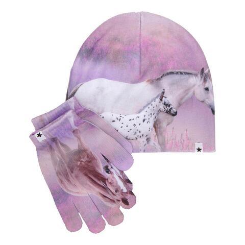 Комплект Molo (шапка, перчатки) Kaya Dream Horses