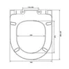 Aquatek Поларис AQ0700-01 Унитаз подвесной, цвет: белый