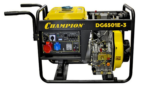 Генератор дизельный CHAMPION DG6501E-3