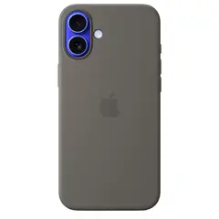 Силиконовый чехол с поддержкой MagSafe Apple Silicone Case для iPhone 16 Plus, Stone Gray (Каменно-серый)