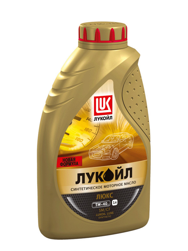 Моторное масло Лукойл Люкс  API SN/CF 5W40 синтетическое 1л