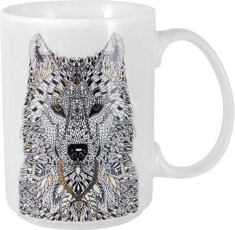 Кружка Home & Style Волк, 0,5 л
