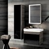 Geberit Citterio 500.572.JJ.1 Зеркало с подсветкой 88.4x58.4см, Серо-коричневый дуб / Меламин, древесная структура