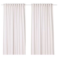 Комплект штор IKEA TIBAST (ТИБАСТ), Кремовый, 145х250 см, 2 шт