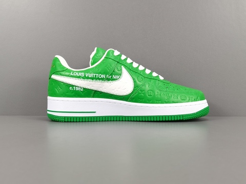 Louis Vuitton x Nike Air Force 1 'Green/White' 