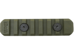 Полимерная планка Пикатинни на M-LOK цевья Vanguard, 7 слотов, зелёный
