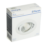 Светильник ИВО-50w G5.3 поворотный белый матовый DL11 48465 FERON — фото 4