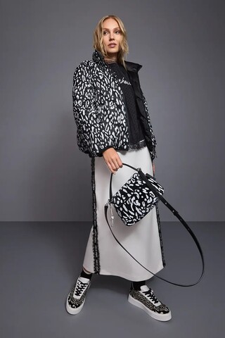 Marc Cain Sports Куртка утепленная двухсторонняя с кошачьим узором