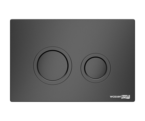 WasserKRAFT MB01 Кнопка смыва, цвет: чёрный
