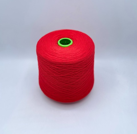 Бобинная пряжа (пр.Италия),art-Lambswool 2/17 850м/100гр, 100% Ягненок, цвет-Красный(34/413). арт-33050