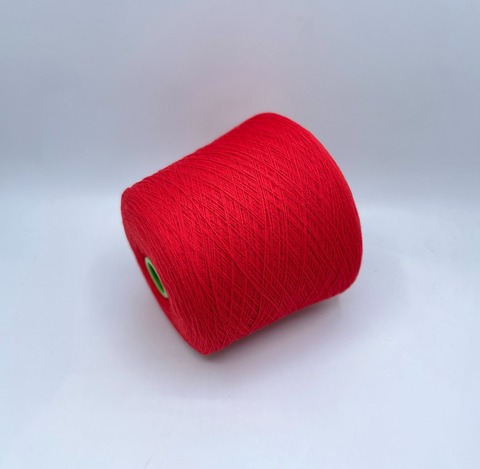 Бобинная пряжа (пр.Италия),art-Lambswool 2/17 850м/100гр, 100% Ягненок, цвет-Красный(34/413). арт-33050