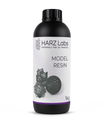 Фотополимер HARZ Labs Model Resin Grey, серый (1 кг)