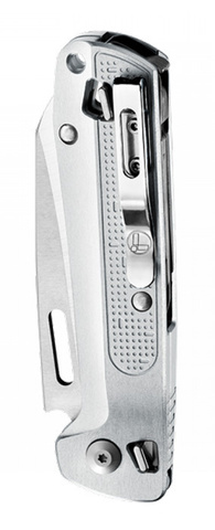 Мультитул Leatherman Free K2X 115 mm, 8 функций, серебристый/чёрный, кробка подарочная (832654)