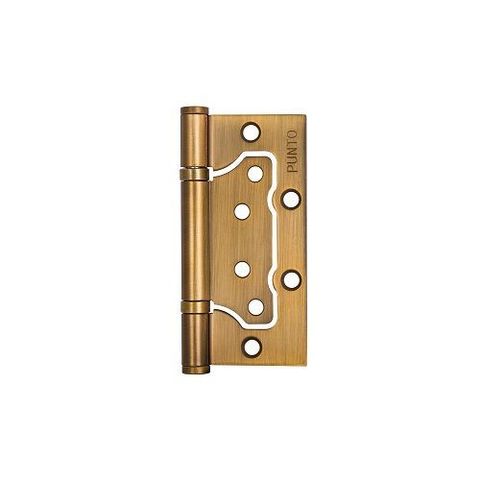 Петля универсальная без врезки PUNTO 200-2B 100x2,5 CF кофе /35481/ (1 шт)