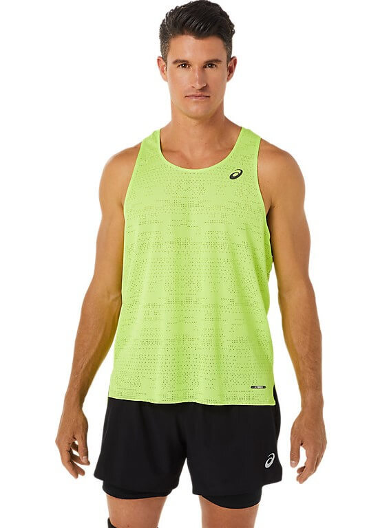 Asics Ventilate Actibreeze Singlet майка для бега мужская лайм