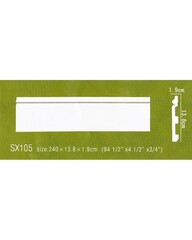 Плинтус гибкий AX105F