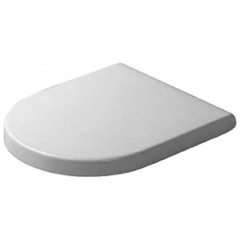 Duravit Starck 2 63320000 Сиденье для унитаза, (для 253309, 212909) петли сталь, цвет: белый фото