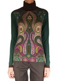 Водолазка из шерсти и вискозы ETRO