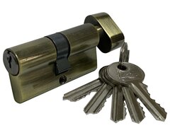 Механизм цилиндрический с английским ключом серия V VC60-5AB бронза