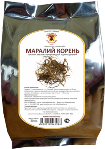 Маралий корень (корень , 50гр.) (Старослав)