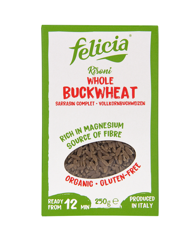 Макаронные изделия FELICIA без глютена из гречневой муки BIO Ризони 250г
